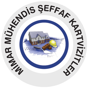 mimar mühendis şeffaf kartvizit