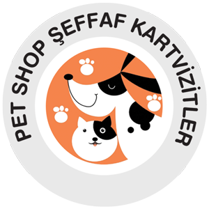 pet shop şeffaf kartvizit