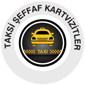 taksi şeffaf kartvizit